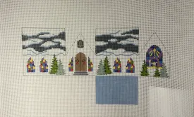 * Susan Roberts Needlepoint 5503-18 Church Mini-House