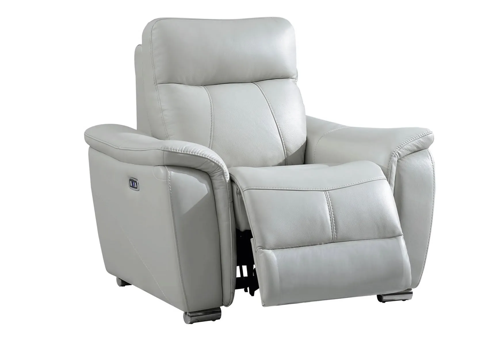 1705 Leather Living Room Set with Electrical Recliners