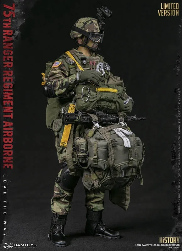 75th Ranger Regiment Airborne Ltd. - Woodland Camo Drop Leg Pouch