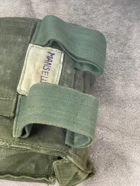 British 1958 Pattern Webbing Kidney Pouch in Theatre modified for SF use