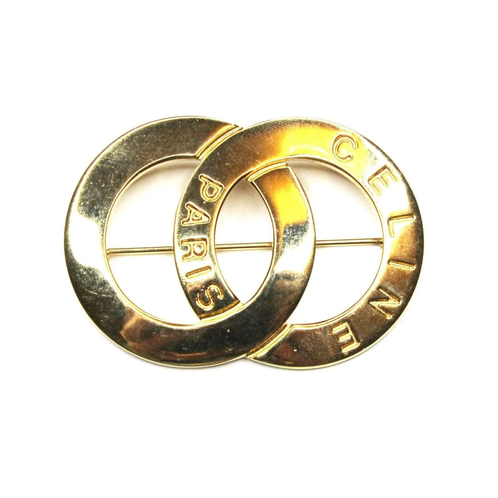 Celine Paris Double Ring Pin