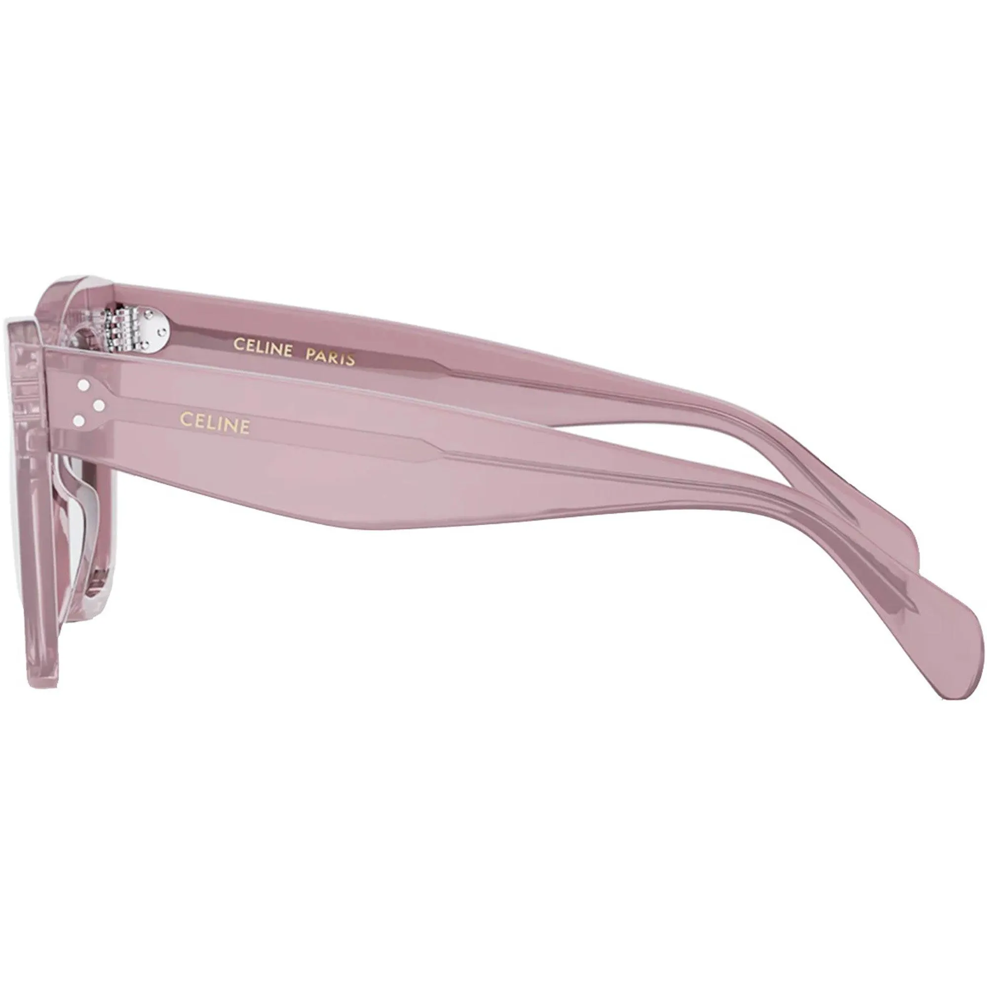 Celine Women's Sunglasses - Gradient Lens Lilac Plastic Cat Eye Frame | CL4004IN 78Z