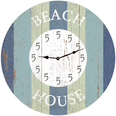 Five O'Clock Somewhere Beach House Clock
