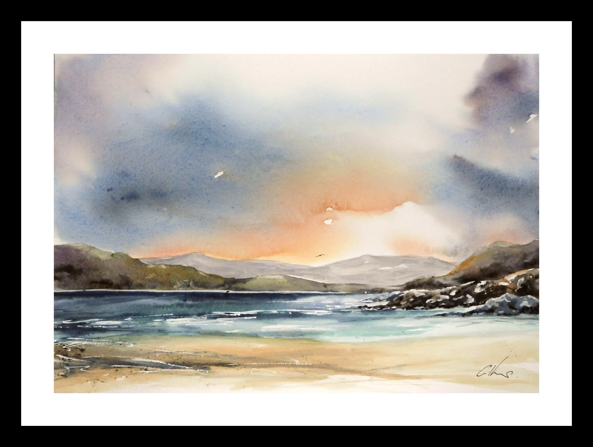 Seclusion, Original Watercolour Painting.