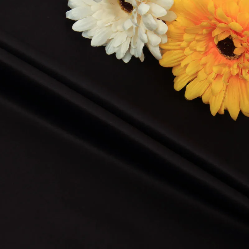 Stock 83-color Imitated Silk Satin Fabric Matt High Density Eye Cover Blinder Soft Fabric Material